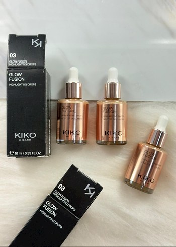 KIKO Glow Fusion 03 Altın Aydınlatıcı Damla