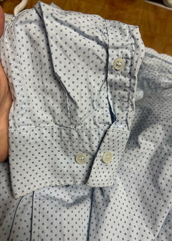 Gri Erkek  Gömlek Uzun Kollu - Görsel 4