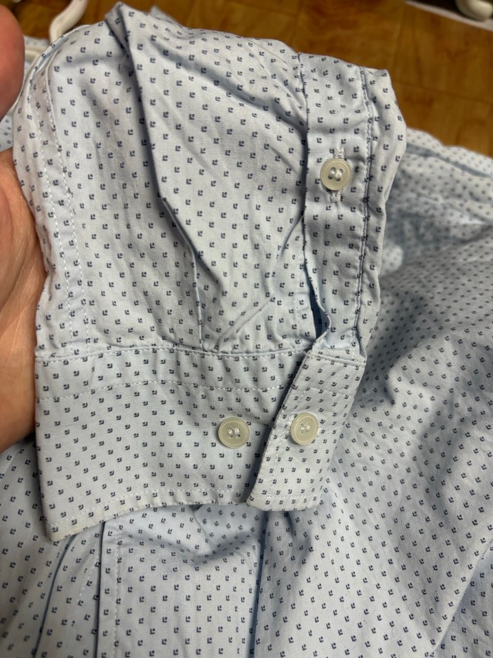 Gri Erkek  Gömlek Uzun Kollu - Görsel 4