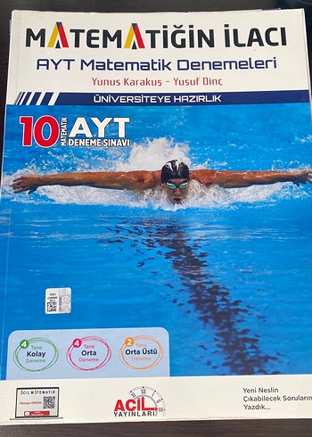 Matematiğin İlacı AYT Matematik Denemeleri Kitabı