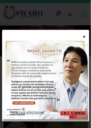 Beden Renk Zayıflama kemeri