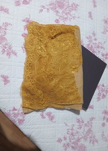  Beden Drapeli Sarı/hardal rengi Kaşmir Kadın Şal - Diger