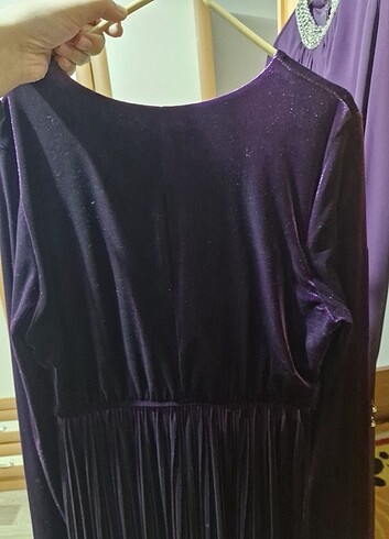 Kadife elbise uzun elbise uzun abiye Kadife abiye  - Görsel 6