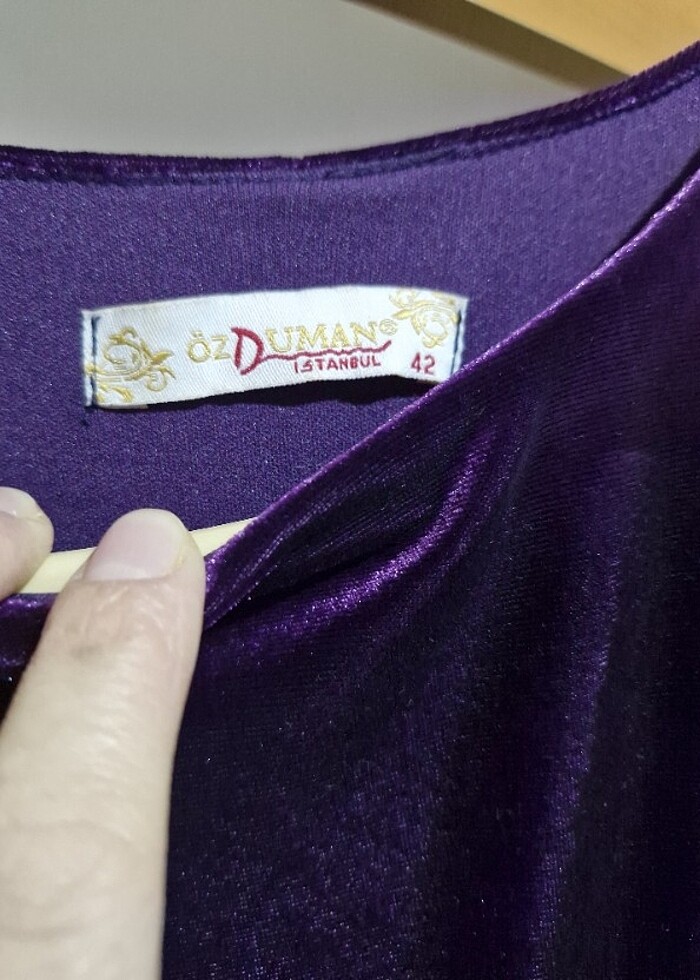 Kadife elbise uzun elbise uzun abiye Kadife abiye  - Görsel 3