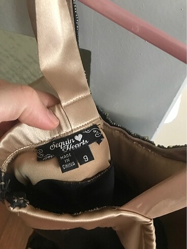 Diz üstü taşlı Abiye - Görsel 7