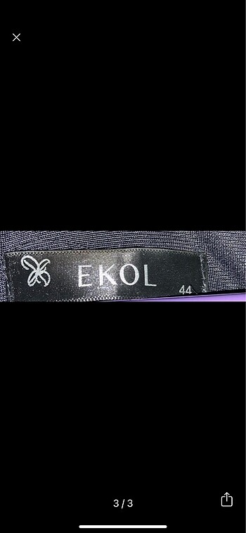 Ekol Ekol siyah kısa elbise