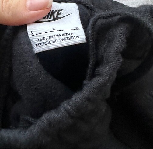 l Beden siyah Renk Nike eşofman takımı