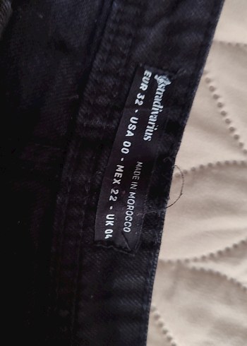 Düğmeli Siyah Denim Mini Etek - Görsel 7