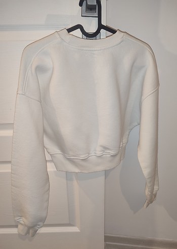 Calvin Klein kadın crop sweatshirt - Görsel 3