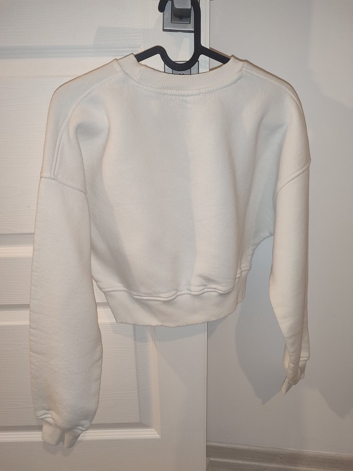 Calvin Klein kadın crop sweatshirt - Görsel 3