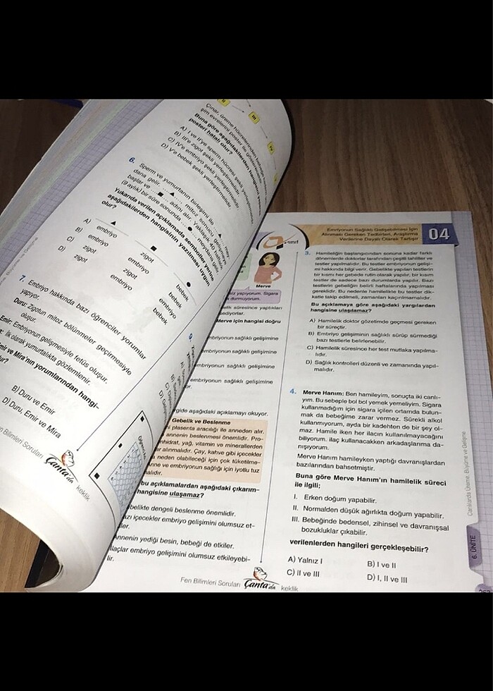 7.sınıf fen bilimleri soru bankası - Görsel 2