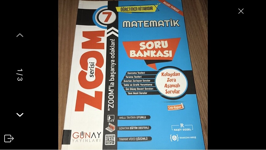 7.sınıf matematik test kitabı