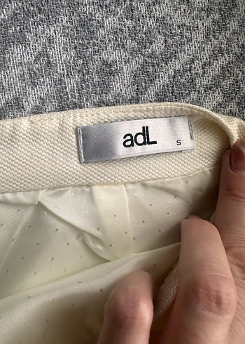 adil isik krem Midi Kalem Etek - Görsel 2