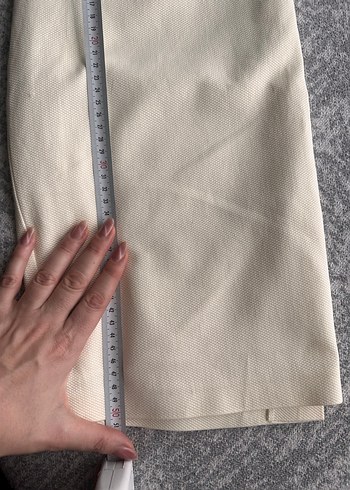 adil isik krem Midi Kalem Etek - Görsel 6