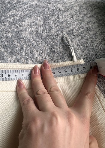 adil isik krem Midi Kalem Etek - Görsel 8