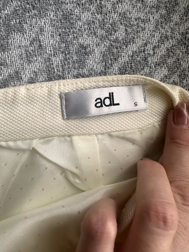 adil isik krem Midi Kalem Etek - Görsel 2