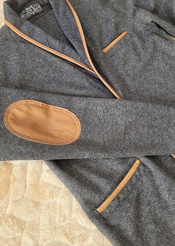 FC Plus Deri Detaylı Erkek Ceket - Görsel 2