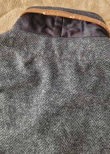 FC Plus Deri Detaylı Erkek Ceket - Görsel 6