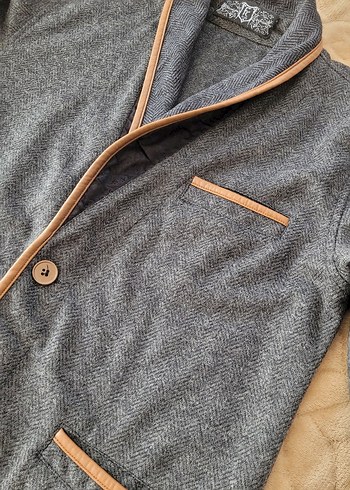 FC Plus Deri Detaylı Erkek Ceket - Görsel 4