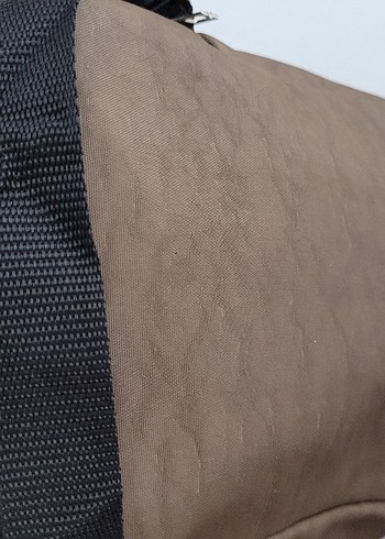 Bej Deri Kadın Çapraz Çanta Fermuarlı - Görsel 5