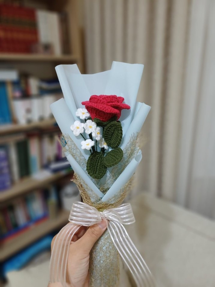 El Yapımı Gül Buketi - Görsel 4