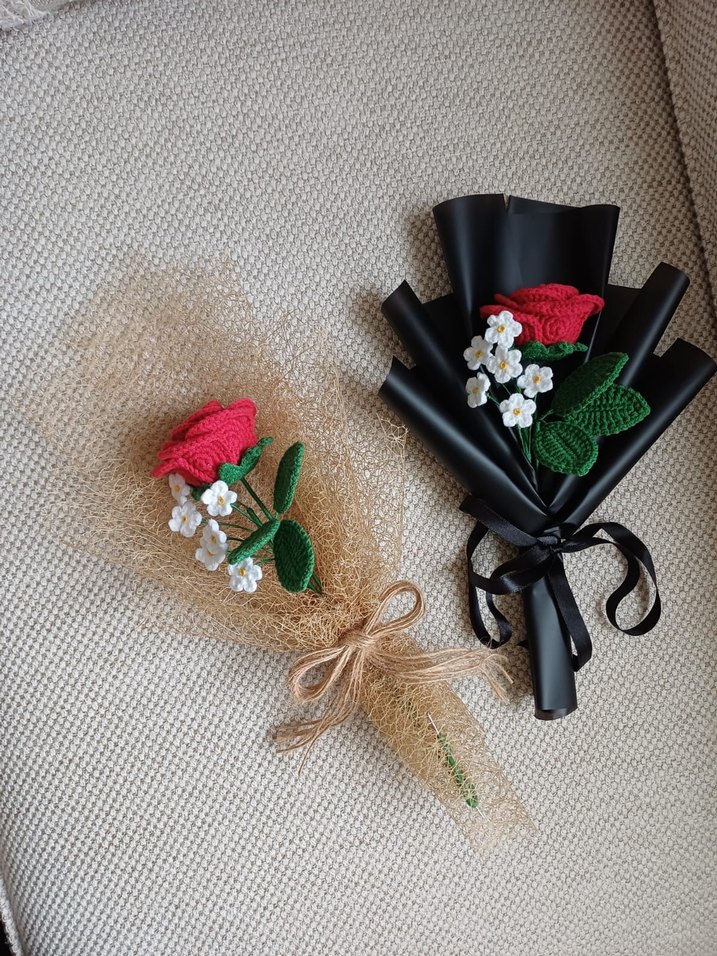 El Yapımı Gül Buketi - Görsel 5