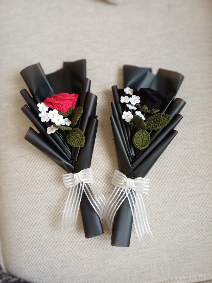 El Yapımı Gül Buketi - Görsel 3