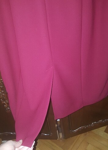 50 Beden bordo Renk Bayan elbise