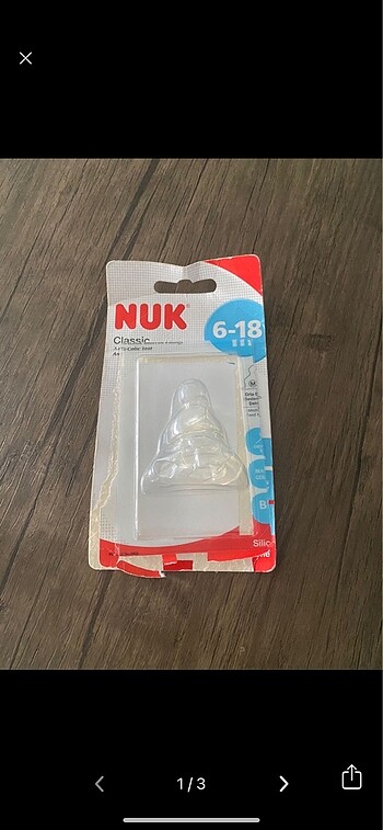 NUK biberon emziği M beden