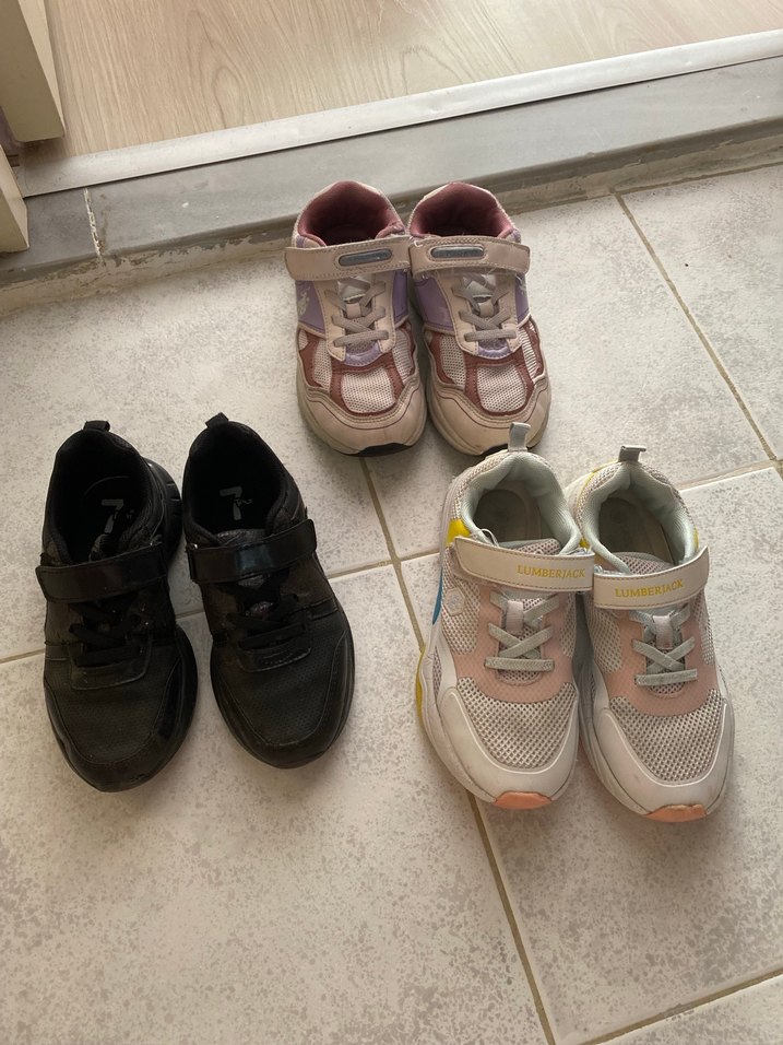 Kız Çocuk Çok Renkli Günlük Spor Ayakkabı - Görsel 2