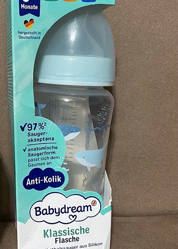 Babydream Mavi Pastel Bebek Biberonu - Görsel 4