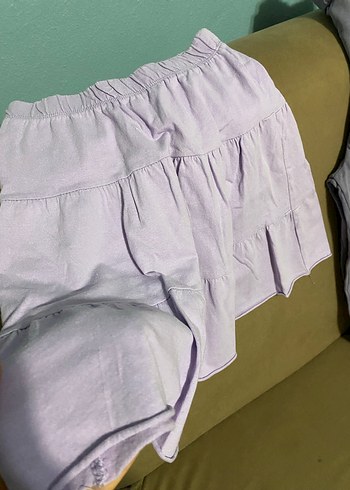 7 Yaş Beden Mor etek + cigit eşofman rahat Kesim Kız