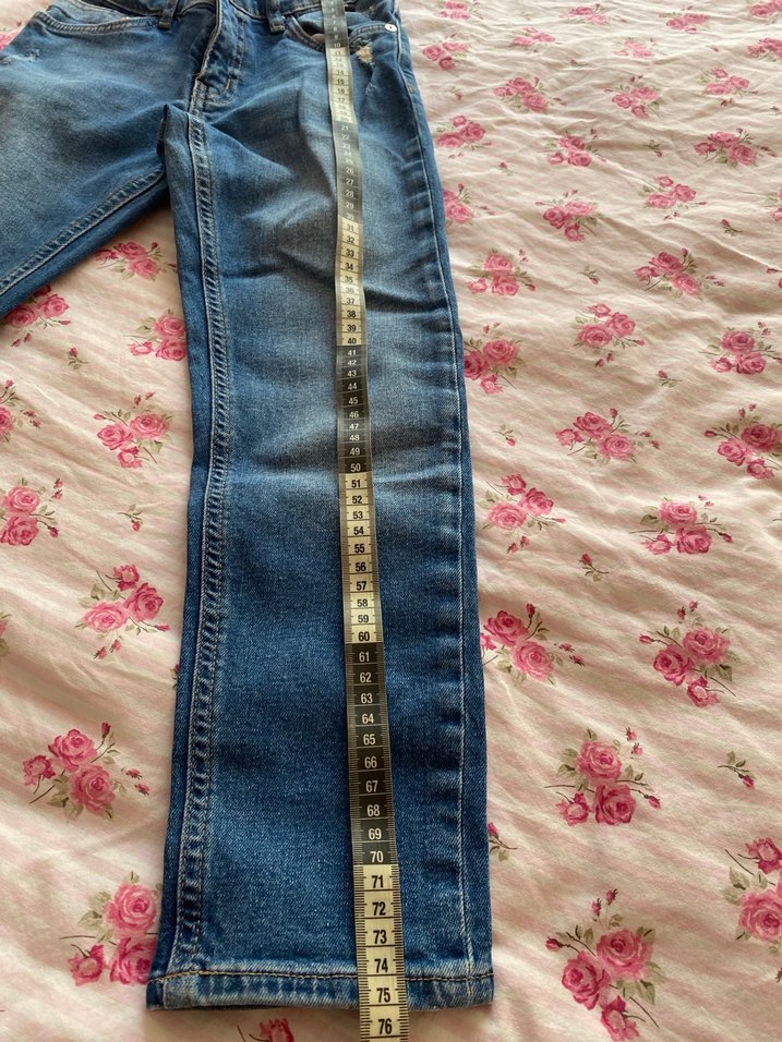 Mavi Rahat Kesim çocuk Kot Pantolon - Görsel 3