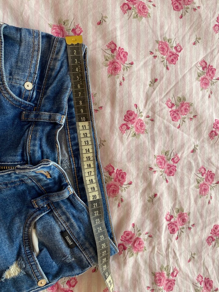 Mavi Rahat Kesim çocuk Kot Pantolon - Görsel 2