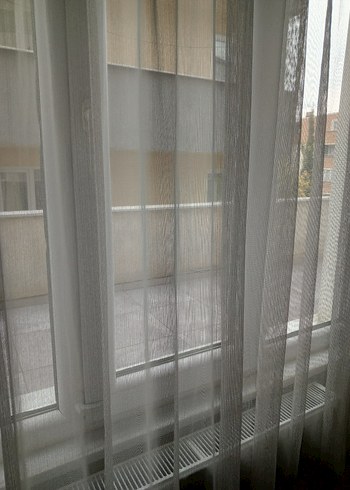 Modern Beyaz Tül Perde 4 metre - Görsel 2