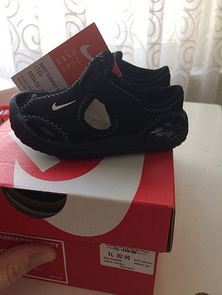 xs Beden siyah Renk Nike sunray 21 numara 11 cm