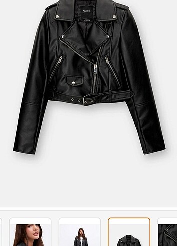 Pull and bear deri ceket