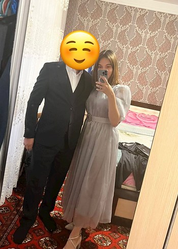 Diğer Gri elbise