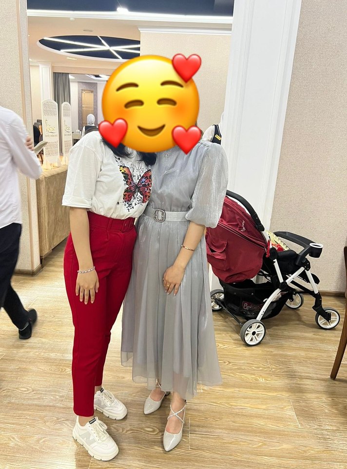 Gri elbise - Görsel 3