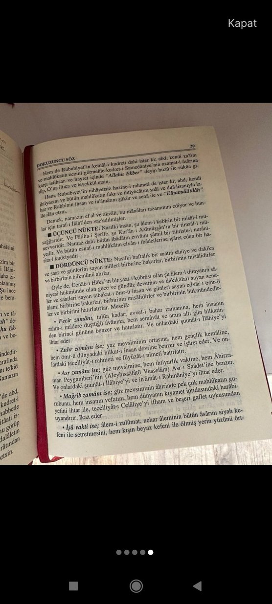 risale_i nur kitabı - Görsel 5