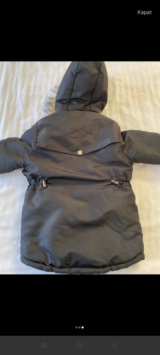 Kürklü Kapüşonlu Erkek Çocuk Mont - Görsel 3