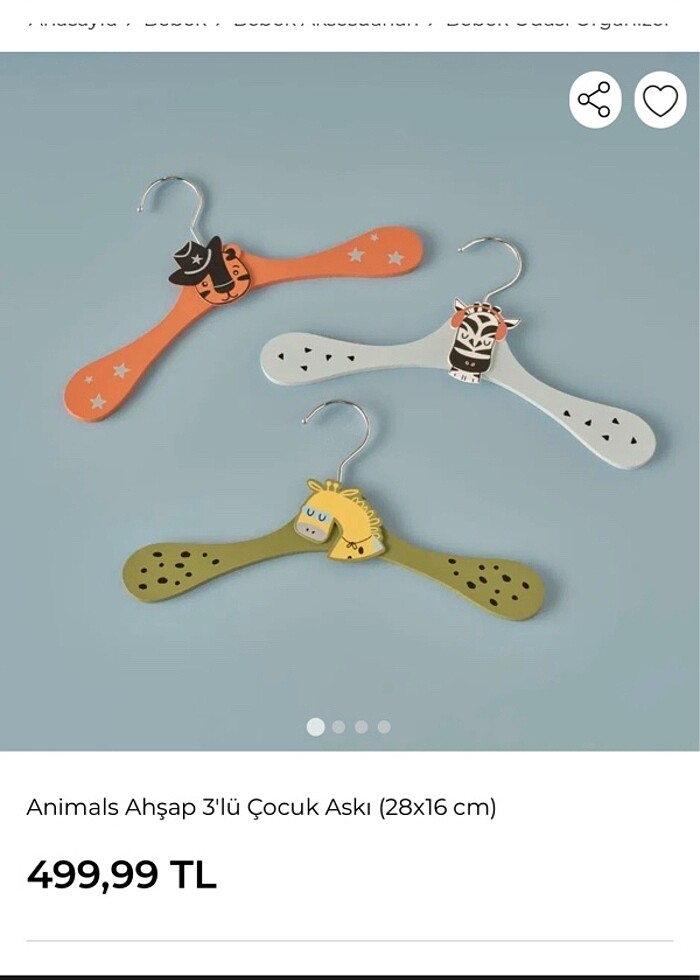 3 adet bebek askısı - Görsel 2