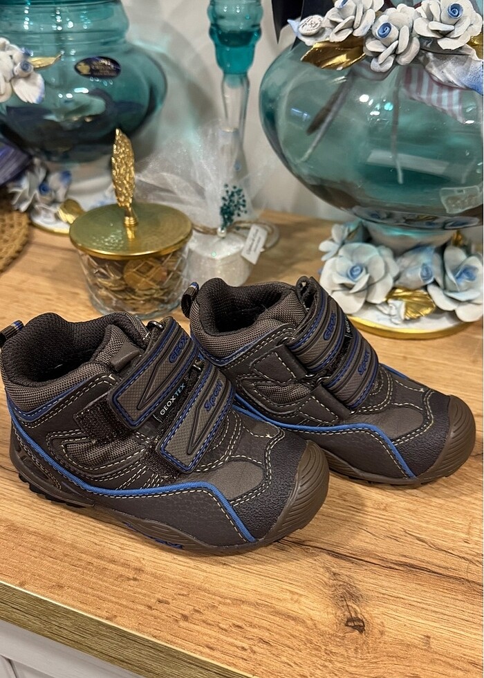 İTALYADAN 23 numara Geox su geçirmez hakiki deri bot - Görsel 2