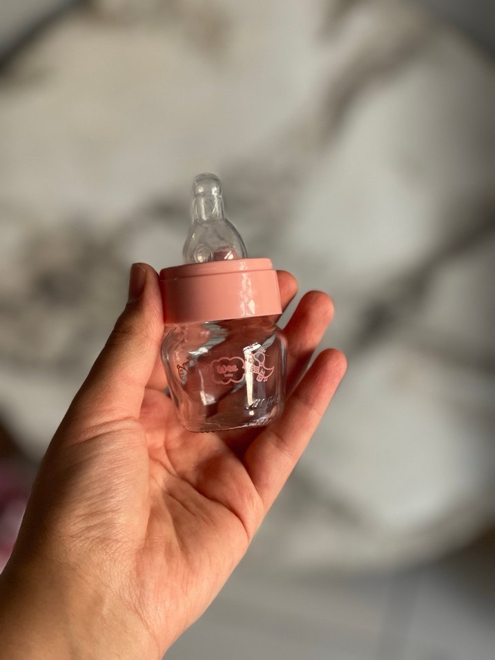 Pastel Pembe Bebek Biberonu - Görsel 2