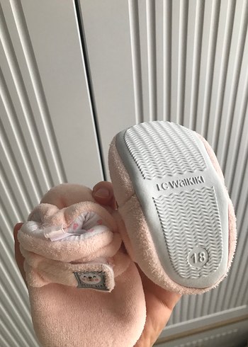 Kız Çocuk Pembe Polar Ev Terliği - Görsel 3