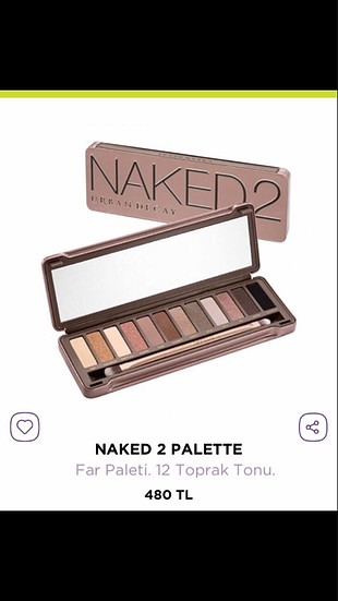 Urban decay naked2 far paleti