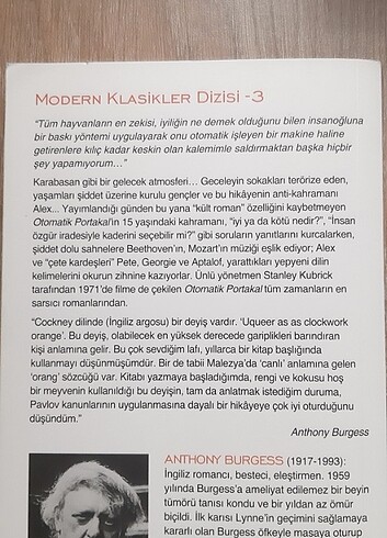  Beden Renk Otomatik Portakal Anthony Burgess