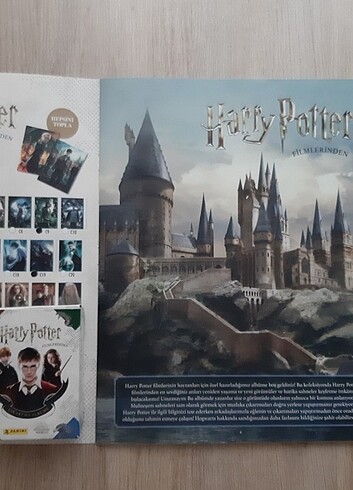  Beden Renk Harry Potter Çıkartma Albümü
