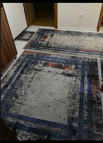 Kaymaz yıkanabilir dot taban halı&yolluk 
