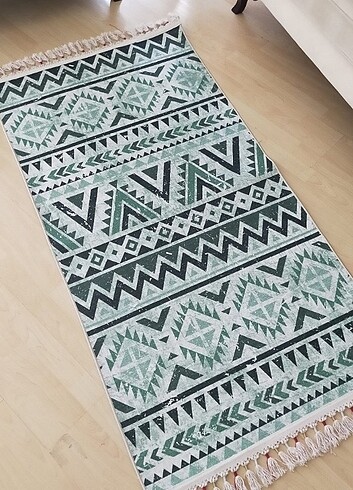 Kaymaz yıkanabilir dot taban halı&yolluk